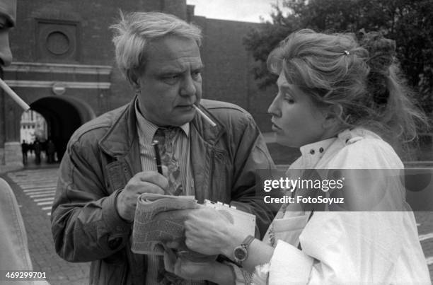 Russia, Moscow, 1990s: 5 September 1991 year, Vladimir Bukovsky.