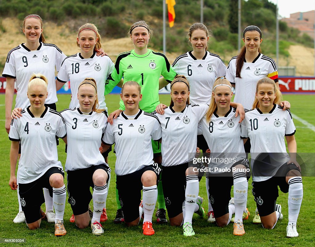 U17 Girl's Germany v U17 Girl's Czech Republic - UEFA Under17 Women's Elite Round