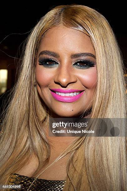 Desiree Coleman Jackson attends the Private Listening Party For Kadesh aka Desiree Coleman Jackson Hosted By ESPN Sports Analyst Mark Jackson at...