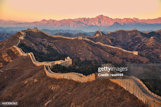 great wall of china - great wall of china stock pictures, royalty-free photos & images