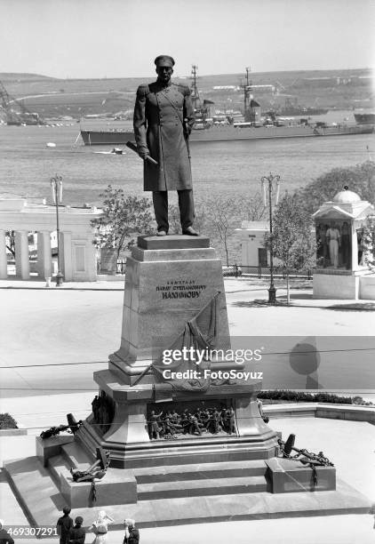 Soviet Republics, Ukraine, 1960s: Sevastopol, Monument to Admiral Nakhimov.