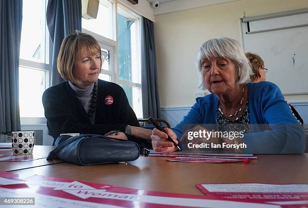 Deputy Leader of the Labour Party and Shadow Deputy Prime Minister, Harriet Harman visits Grangefield Youth and Community Centre to meet with women...