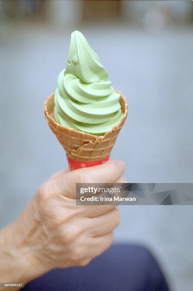 Soft ice cream in Kyoto