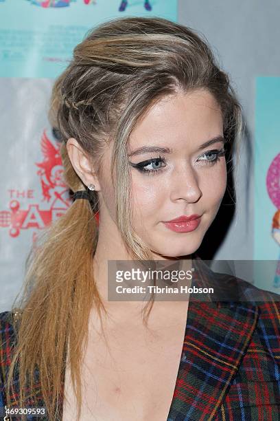 Sasha Pieterse attends the 'G.B.F.' DVD release party at The Abbey on February 13, 2014 in West Hollywood, California.