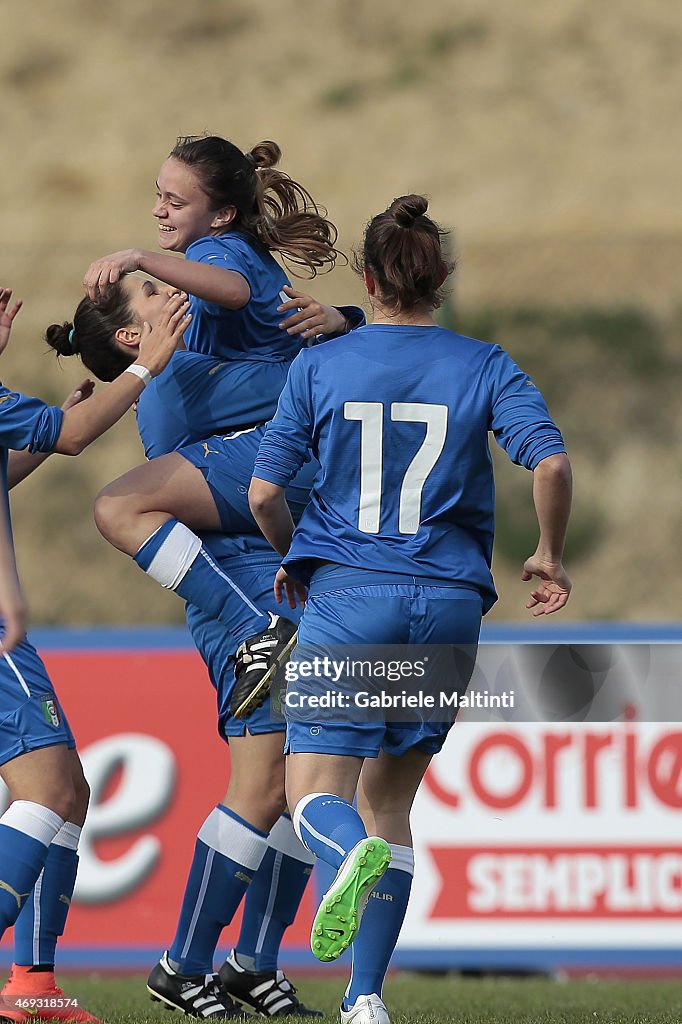 Italy v Belarus- UEFA Under17 Women's Elite Round