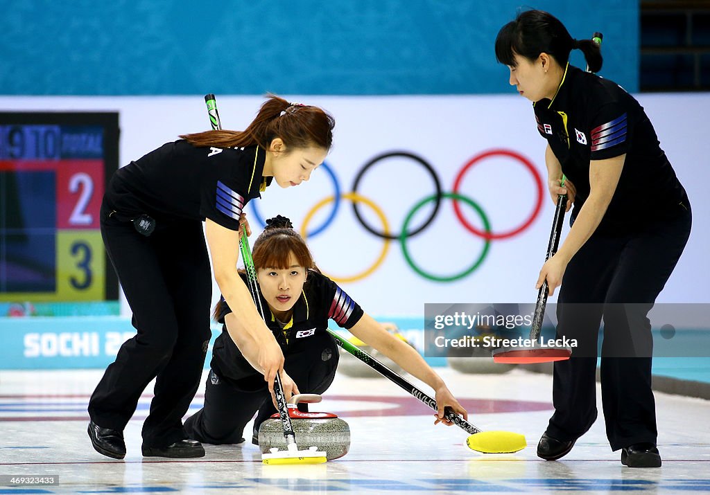 Curling - Winter Olympics Day 7