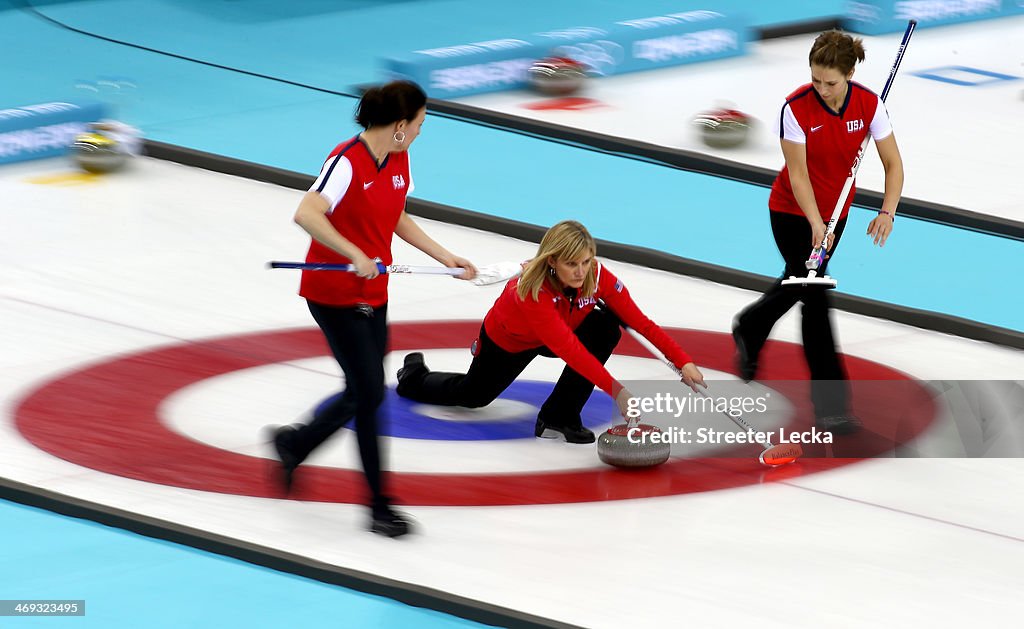 Curling - Winter Olympics Day 7