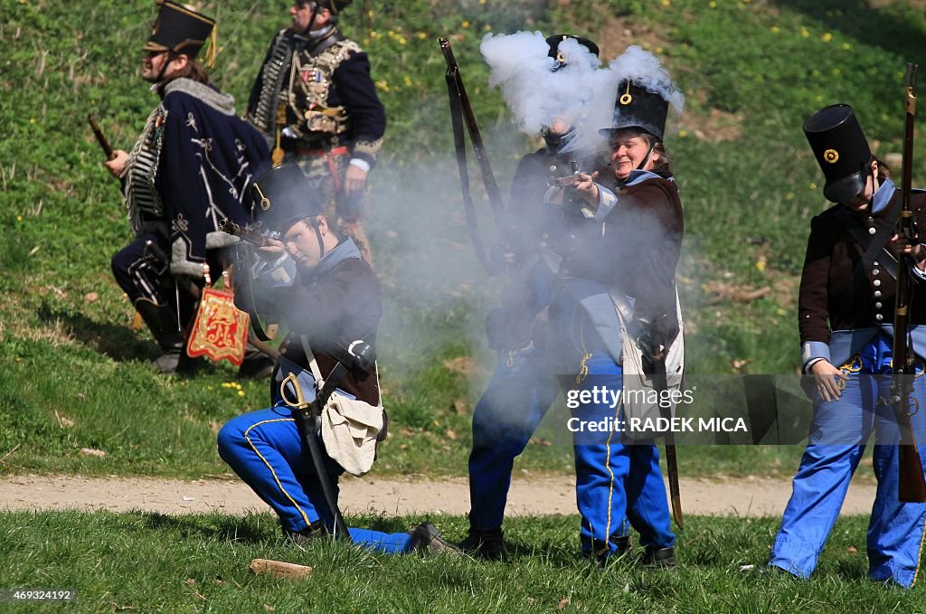 CZECH-HISTORY-WAR-COMMEMORATION-NAPOLON