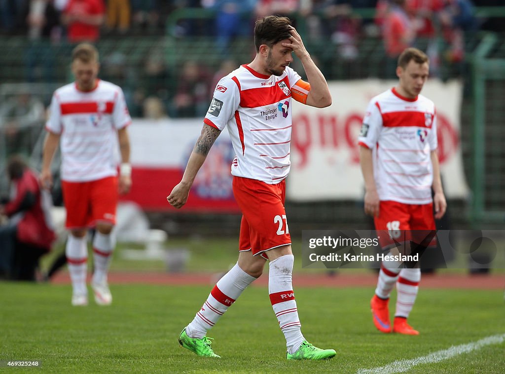 RW Erfurt v Hallescher FC  - 3. Liga