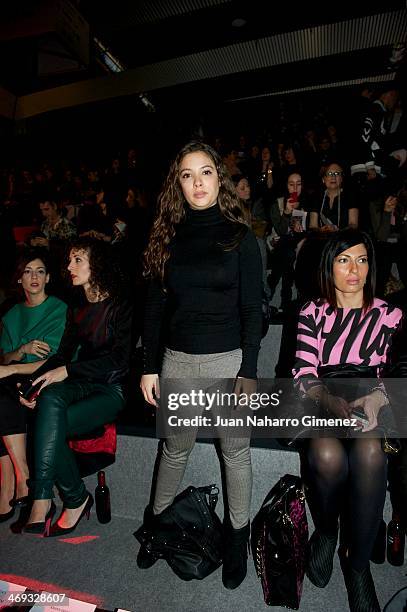 Yohana Cobo attends Mercedes Benz Fashion Week Madrid W/F 2014 at Ifema on February 14, 2014 in Madrid, Spain.