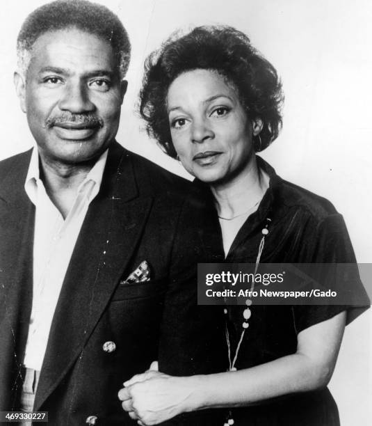 Portrait of Ossie Davis, actor, and Ruby Dee, actress, 1980.