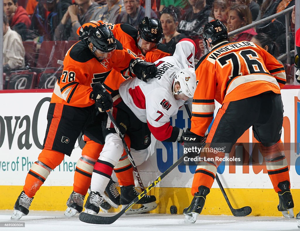 Ottawa Senators v Philadelphia Flyers