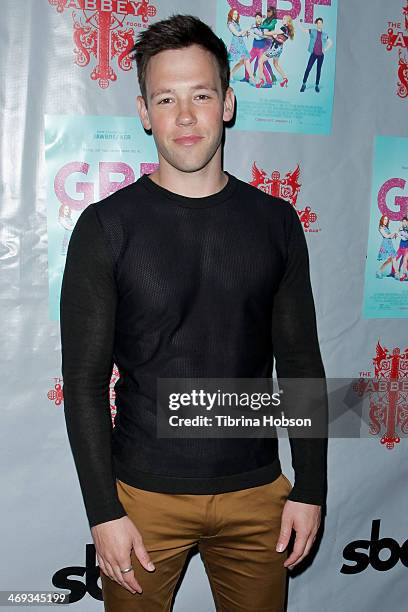 Taylor Frey attends the 'G.B.F.' DVD release party at The Abbey on February 13, 2014 in West Hollywood, California.