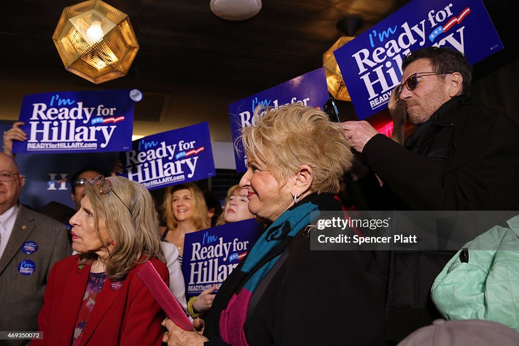 Rally Held In New York For Hillary Clinton
