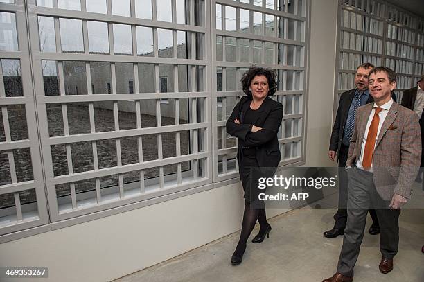 Minister of Justice Annemie Turtelboom and State Secretary for State Reform and Sustainable Development Servais Verherstraeten visit during the...