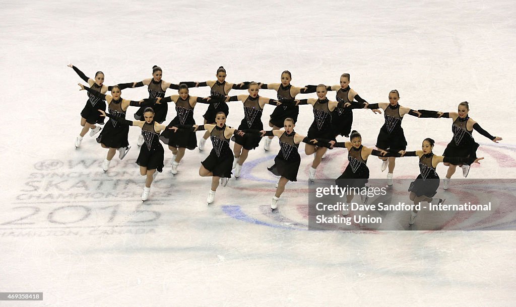 ISU World Synchronized Skating Championships 2015 - Day 2