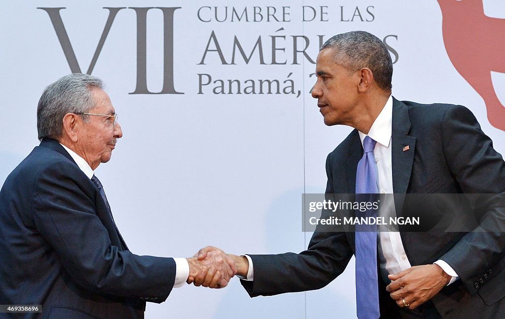 PANAMA-AMERICAS-SUMMIT-CUBA-US-OBAMA-CASTRO