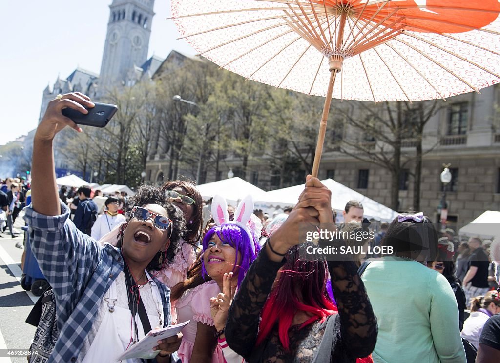 US-DC-FESTIVAL-CHERRY BLOSSOMS