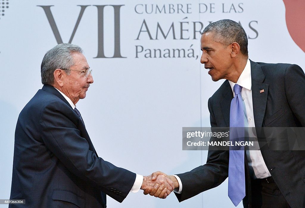 PANAMA-AMERICAS-SUMMIT-CUBA-US-OBAMA-CASTRO