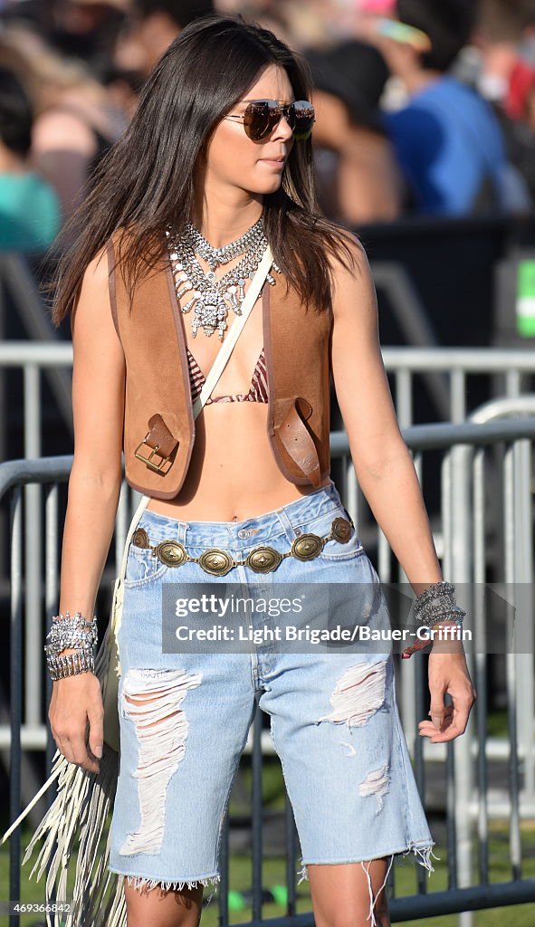 Celebrity Sights at the 2015 Coachella Valley Music And Arts Festival - Weekend 1