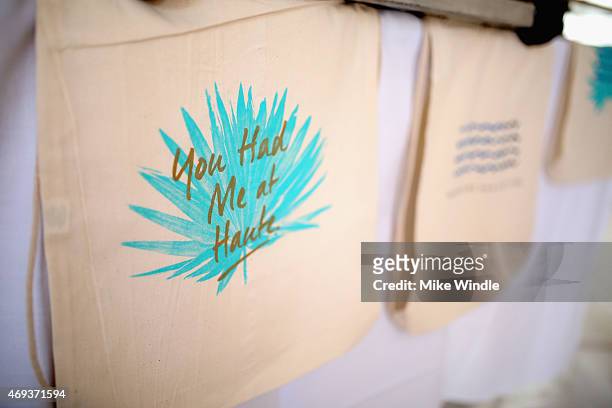 General view of the atmosphere during POPSUGAR + SHOPSTYLE'S Cabana Club Pool Parties - Day 1 at the Avalon Hotel on April 11, 2015 in Palm Springs,...