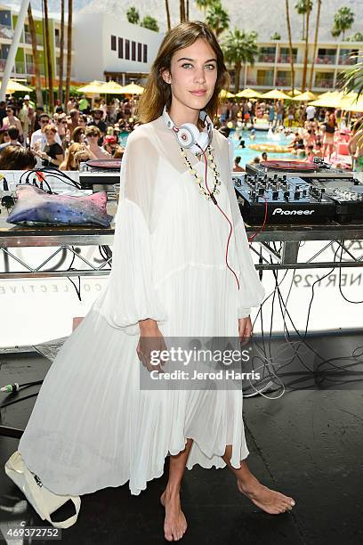 Alexa Chung attends Refinery29 x AOK Present: Paradiso - Day 1 on April 11, 2015 in Palm Springs, California.
