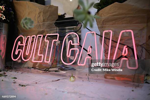 General view of the atmosphere during POPSUGAR + SHOPSTYLE'S Cabana Club Pool Parties - Day 1 at the Avalon Hotel on April 11, 2015 in Palm Springs,...