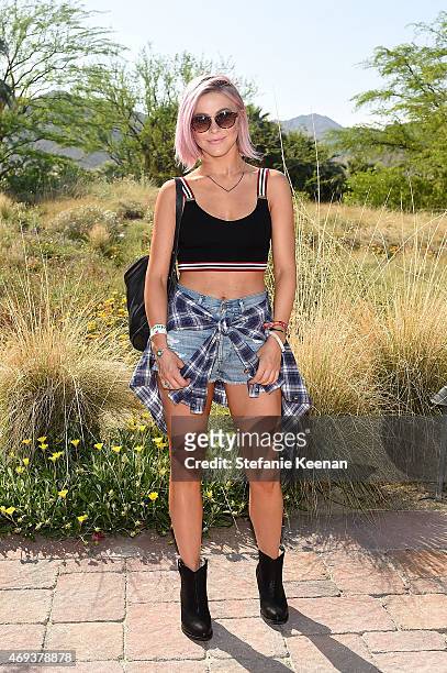 Actress Julianne Hough attends Forever 21 BBQ on April 11, 2015 in La Quinta, California.