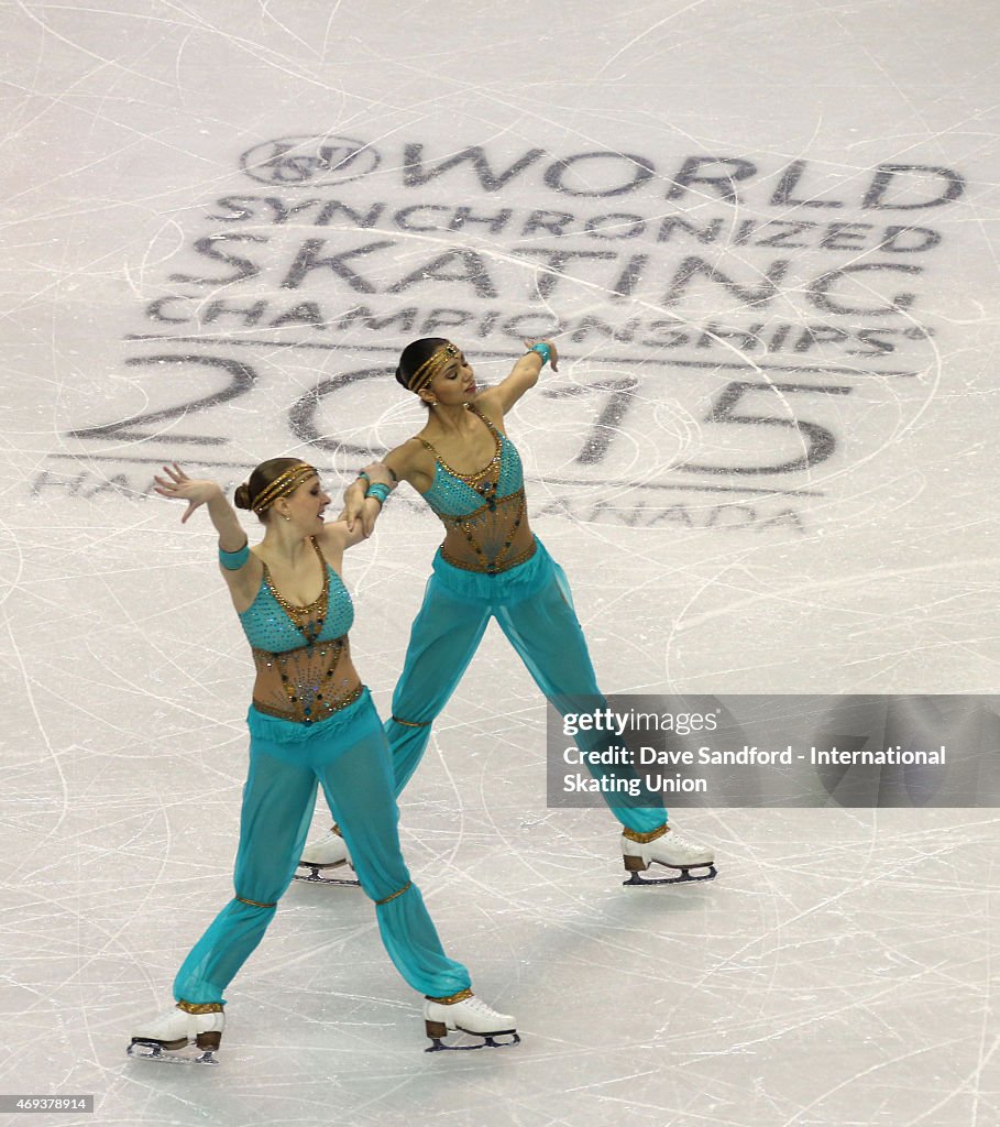 ISU World Synchronized Skating Championships 2015 - Day 2