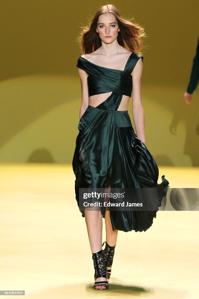 J. Mendel - Runway - Mercedes-Benz Fashion Week Fall 2014