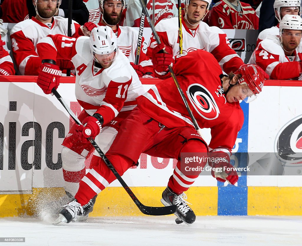 Detroit Red Wings v Carolina Hurricanes