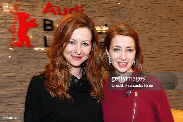 Katrin Bauerfeind and Laura Osswald attend the Audi Lounge Day 9 - Audi At The 64th Berlinale International Film Festival at Berlinale Palast on...