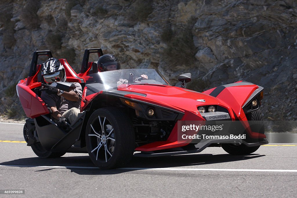 Polaris Slingshot At The Desert Compound Hosted By Interview Magazine