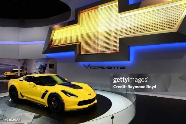 Chevrolet Corvette Z06 Stingray, at the 106th Annual Chicago Auto Show, at McCormick Place in Chicago, Illinois on FEBRUARY 07, 2014.