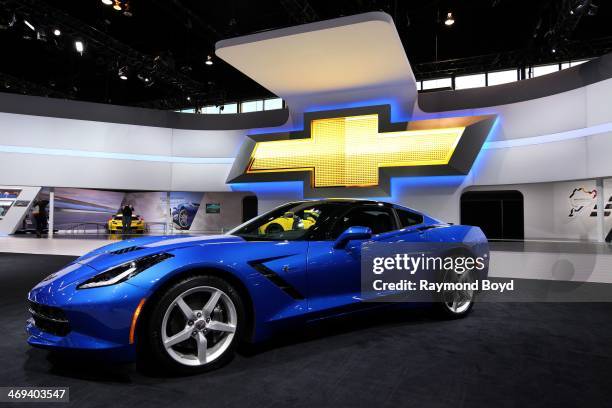 Chevrolet Corvette Stingray, at the 106th Annual Chicago Auto Show, at McCormick Place in Chicago, Illinois on FEBRUARY 07, 2014.