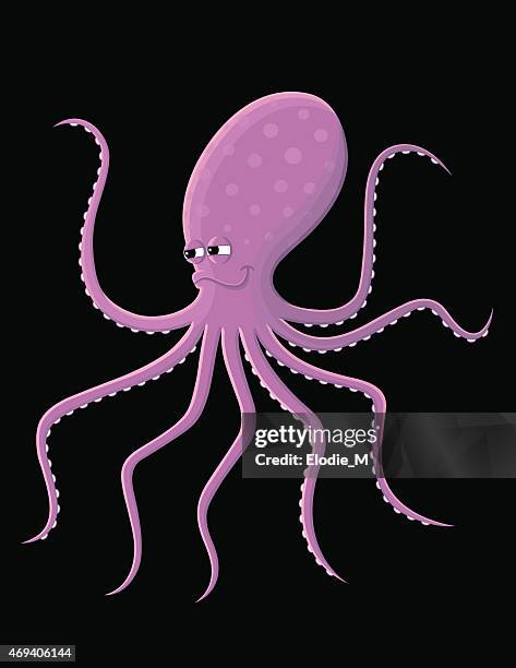 octopus / pieuvre - tentacle stock illustrations