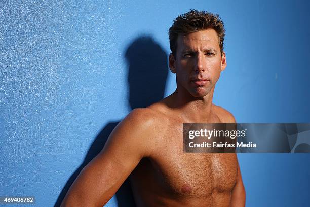 Australian Olympic swimmer, Grant Hackett, trains at the Miami Aquatic Centre in Brisbane, March 31, 2015. At 34 years of age, Hackett is working...