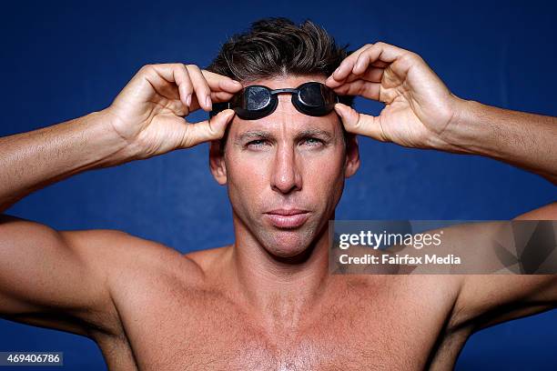 Australian Olympic swimmer, Grant Hackett, trains at the Miami Aquatic Centre in Brisbane, March 31, 2015. At 34 years of age, Hackett is working...