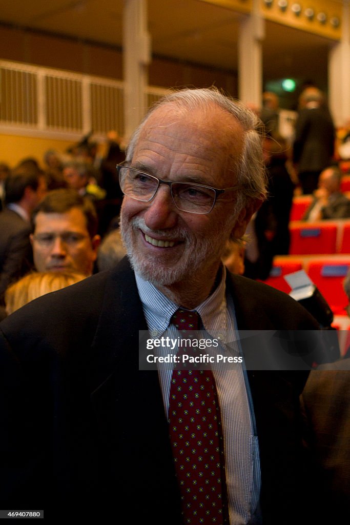 Architect Renzo Piano inaugurates the Intesa Sanpaolo...