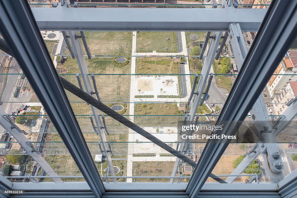 The Intesa Sanpaolo skyscraper, designed by architect Renzo...