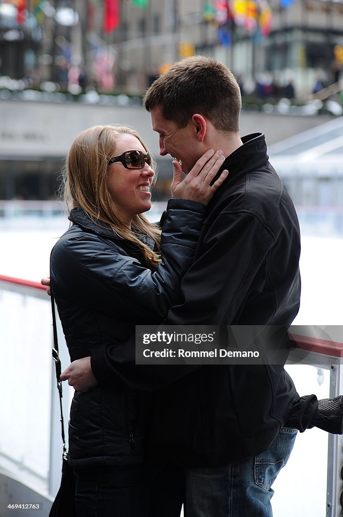 Valentine's Engagements On The Ice!