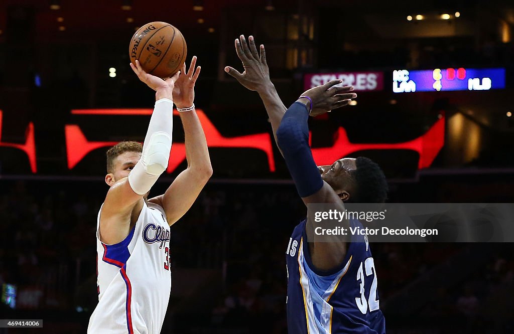 Memphis Grizzlies v Los Angeles Clippers