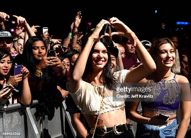 Model Kendall Jenner attends day 2 of the 2015 Coachella Valley Music & Arts Festival at the Empire Polo Club on April 11, 2015 in Indio, California.