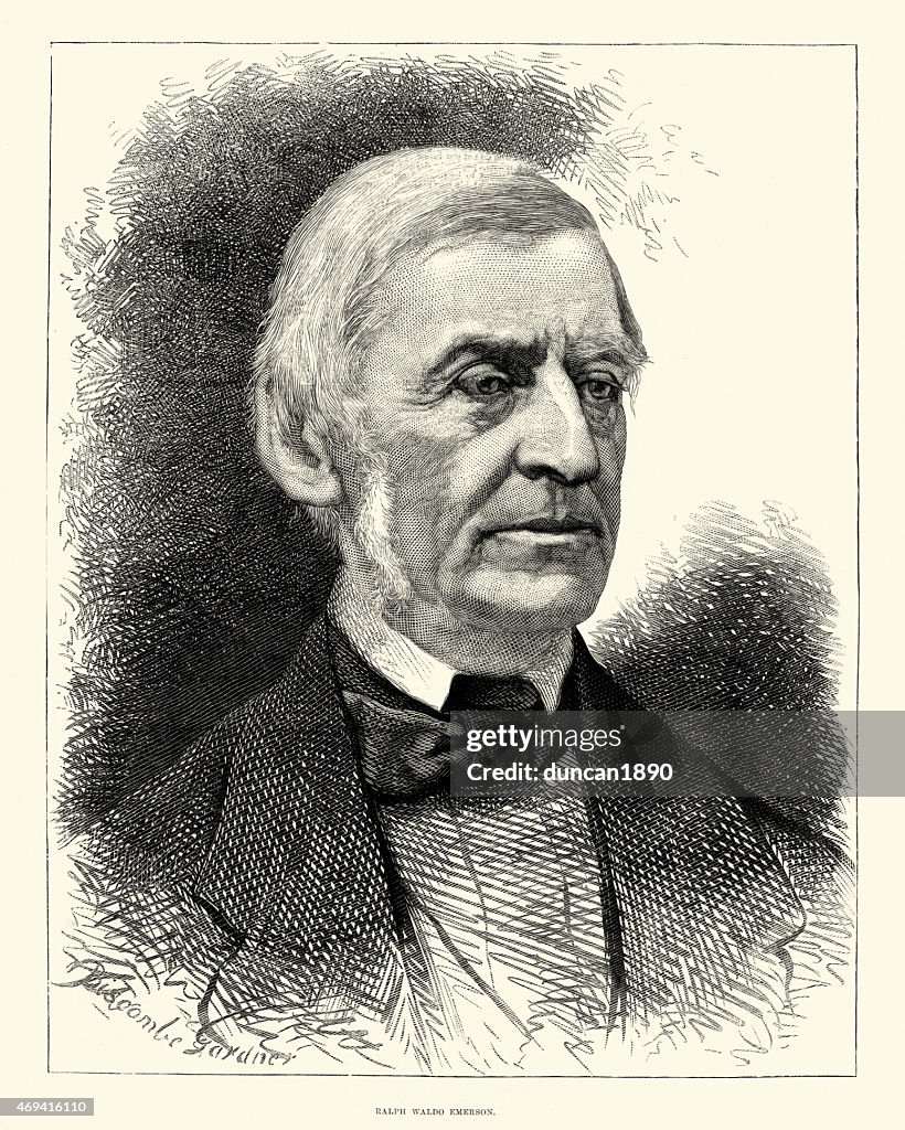 Portrait of Ralph Waldo Emerson
