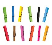 Colorful clothespin set