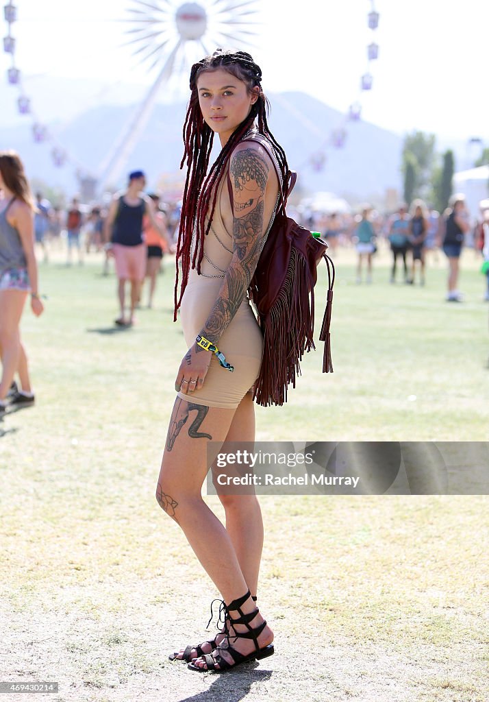 Street Style At The 2015 Coachella Valley Music And Arts Festival - Weekend 1