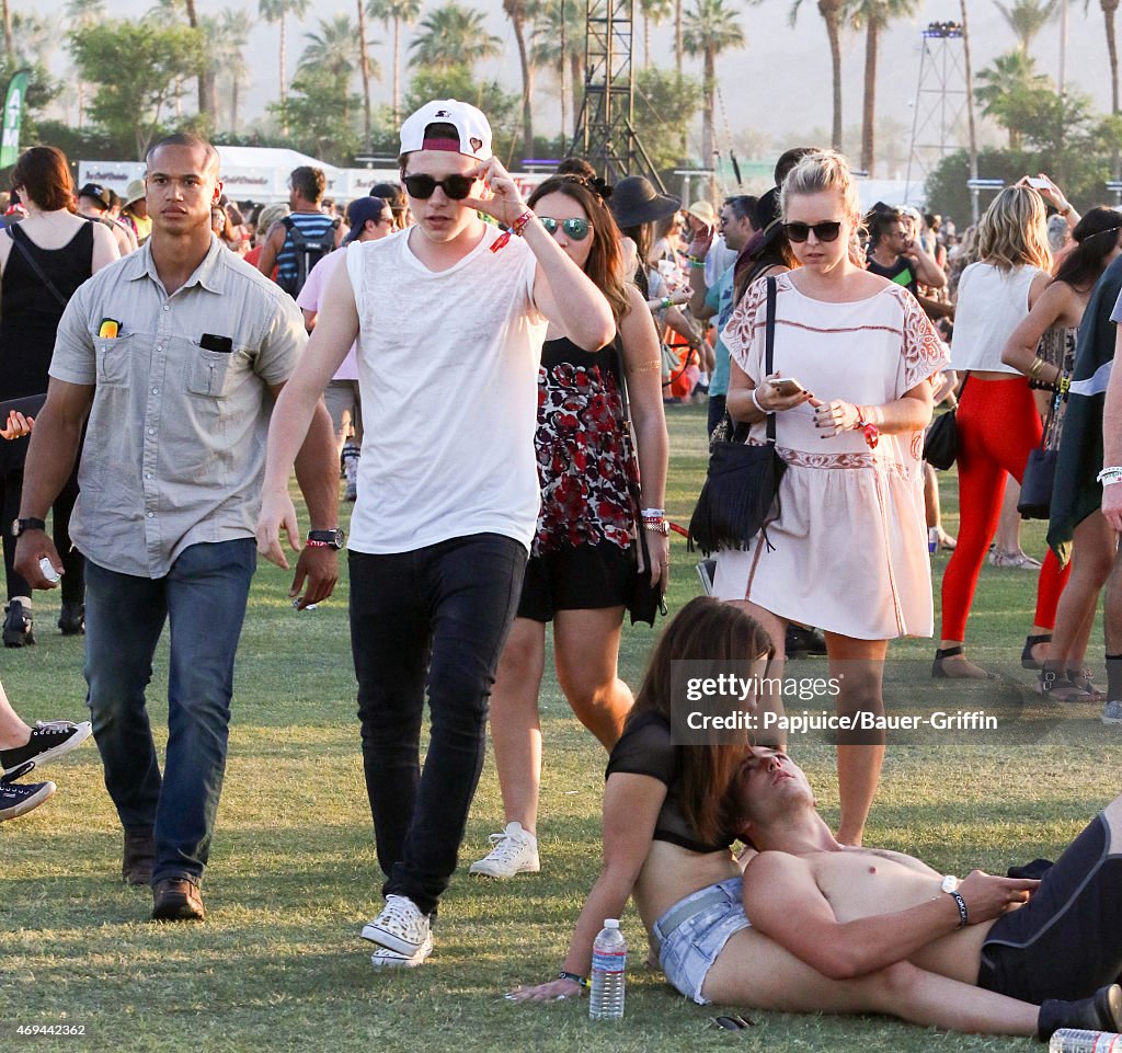Celebrity Sights at the 2015 Coachella Valley Music And Arts Festival - Weekend 1