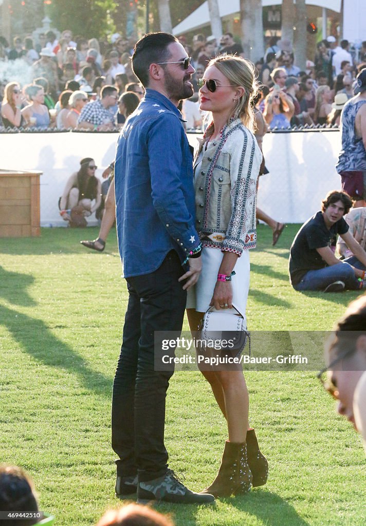 Celebrity Sights at the 2015 Coachella Valley Music And Arts Festival - Weekend 1