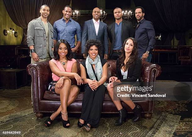 Actors Aaron D. Spears, Lawrence Saint Victor, Kevin Frazier, Redaric Williams, Kristoff St. John, Angell Conwell, Karla Mosley and Christel Khalil...