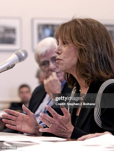 Marlo Thomas testifies before House Appropriations Subcommittee on Labor, Health and Human Services and Education for additional research funds to...